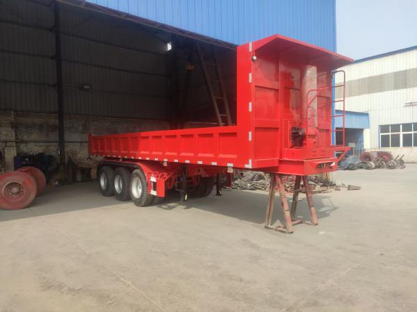 后翻自卸半挂车