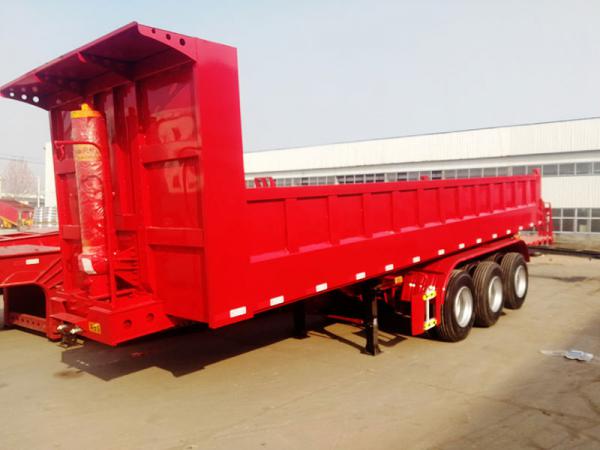 后翻自卸半挂车