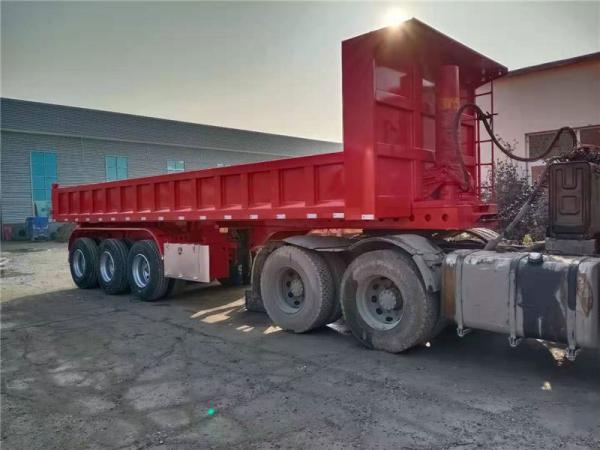 后翻自卸半挂车